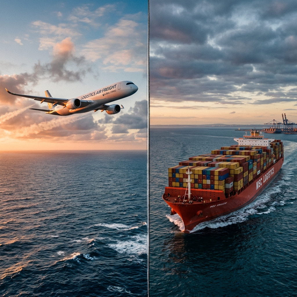 Air Freight vs Sea Freight for Spares